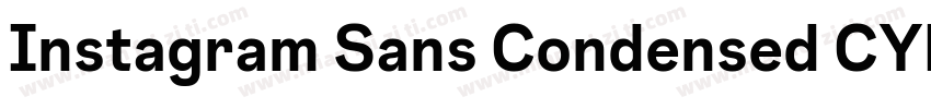 Instagram Sans Condensed CYR Regul字体转换